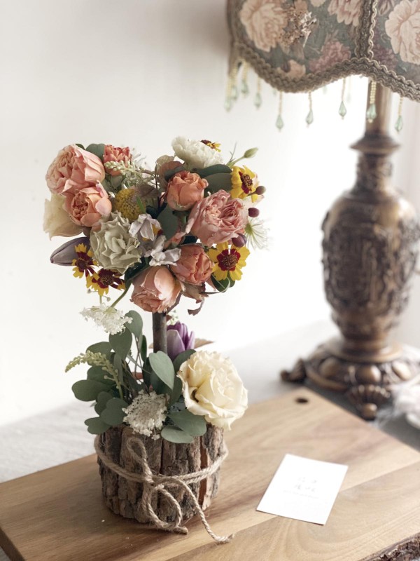 花藝體驗班 | 心型小花樹