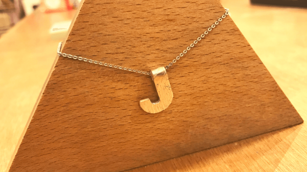 【金工體驗】 | 925純銀字母吊墜