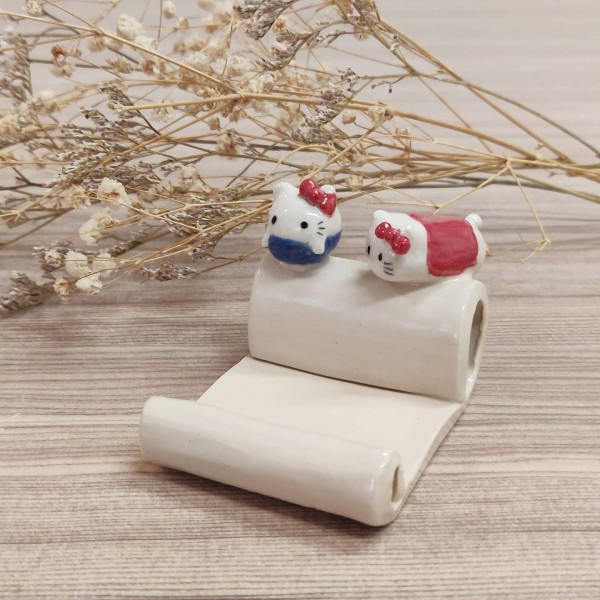 手捏陶瓷工作坊【陶瓷電話座|卡片座】