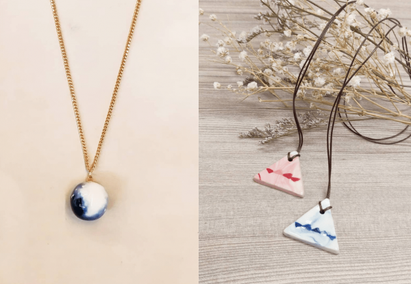 手捏陶瓷課程【陶瓷頸鏈】