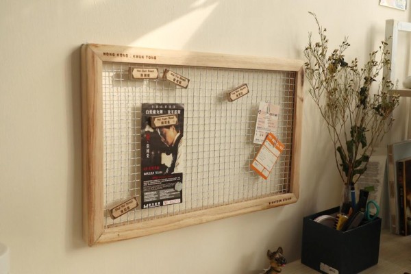 木工班 | 手作木框網格壁飾