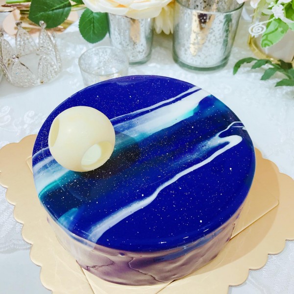 超唯美！夢幻鏡面蛋糕體驗班 Galaxy Mirror Cake